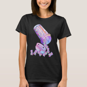 Camiseta Pílulas Felizes Gótico Pastel Yami Teddy Bear Otak