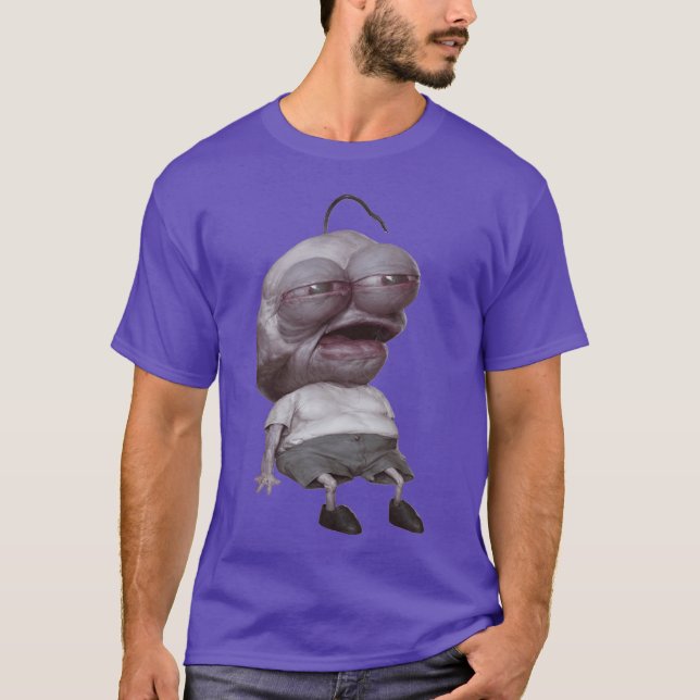 Camiseta Pim Deprimido - Amigos Sorridente (Frente)