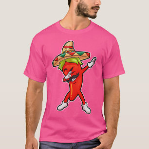 Camiseta Pimenta Chili Dabbing Mexicana Quente Jalapeno Dab