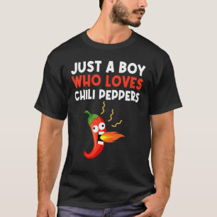 Camiseta Pimenta Chili Para Meninos Espicosos Habanero Chil