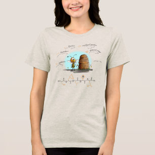 Camiseta Pimenta CHLOE, Bee-3 com texto personalizado, leve