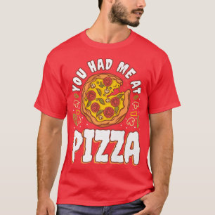 Camiseta Pimenta de pizza deliciosa salgadinhos cheesy pepp