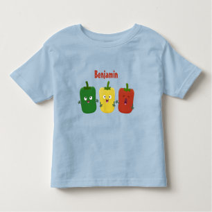 Camiseta Pimenta-de-sino-branco capsicum trio cantando cart