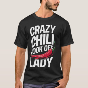 Camiseta Pimenta Louca Competição de Cozinha de Pimenta Sen