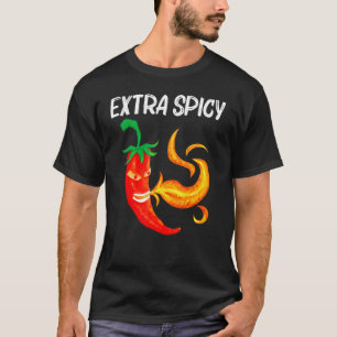 Camiseta Pimenta-Pimento Para Homens Salva-Pão Vermelha