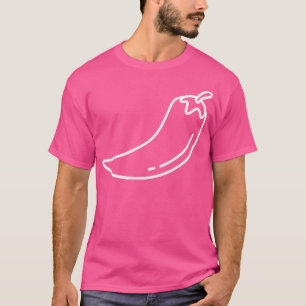 Camiseta Pimenta-Quente Minimalista