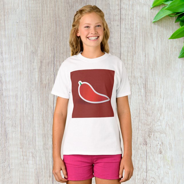 Camiseta Pimenta Vermelha (Criador carregado)