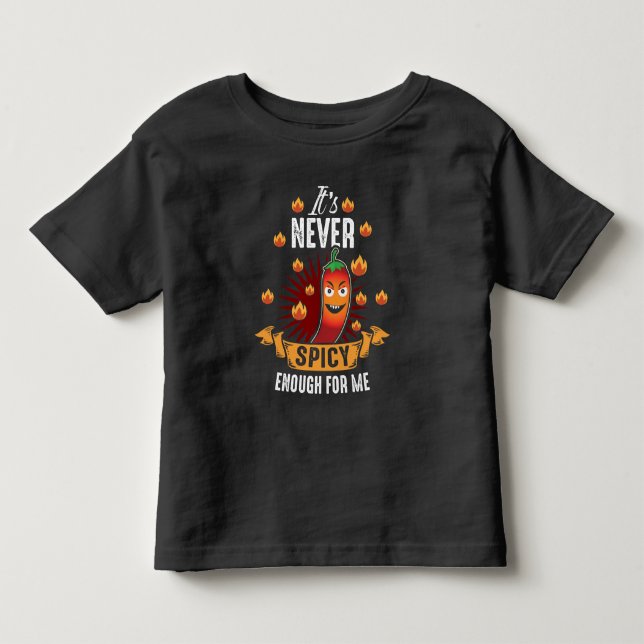 Camiseta Pimenta Vermelha Picante Quente e Picante (Frente)