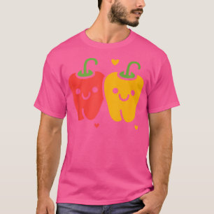 Camiseta Pimentão Vegetal Minimalista Simples Campainha