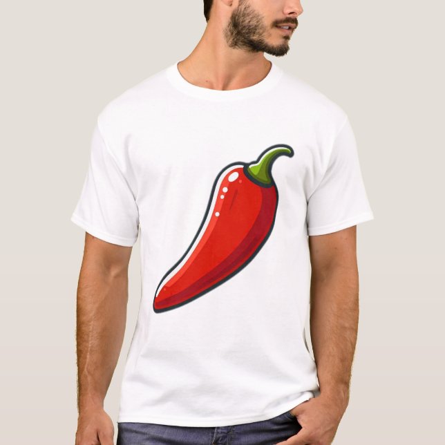 Camiseta Pimentão Vermelho (Frente)