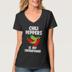 Camiseta Pimentas Malaguetas Vermelhas Quentes Comer Comida
