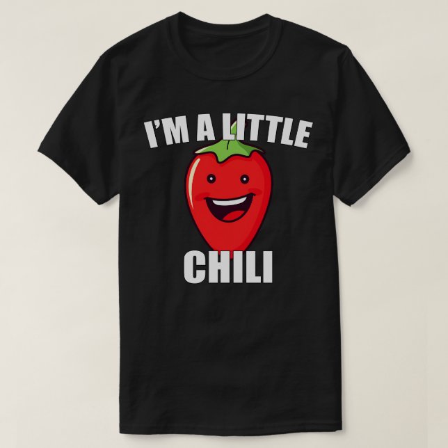 Camiseta Pimento Picante Lover Eu sou um Pequeno Vegetal En (Frente do Design)