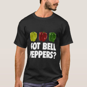 Camiseta Pimentões Brutos Horta de Legumes Jardineiro Jardi