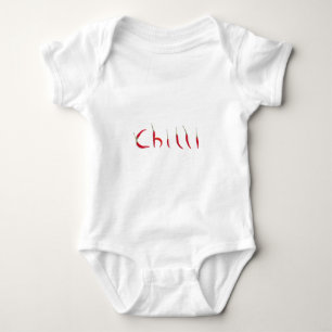 Camiseta pimentões vermelhos quentes e picantes