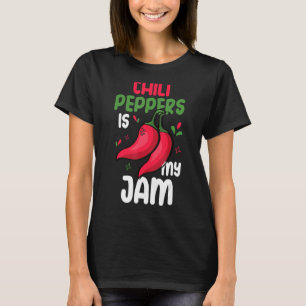 Camiseta Pimentos Chili É Meu Pimento Vermelho Quente Quent