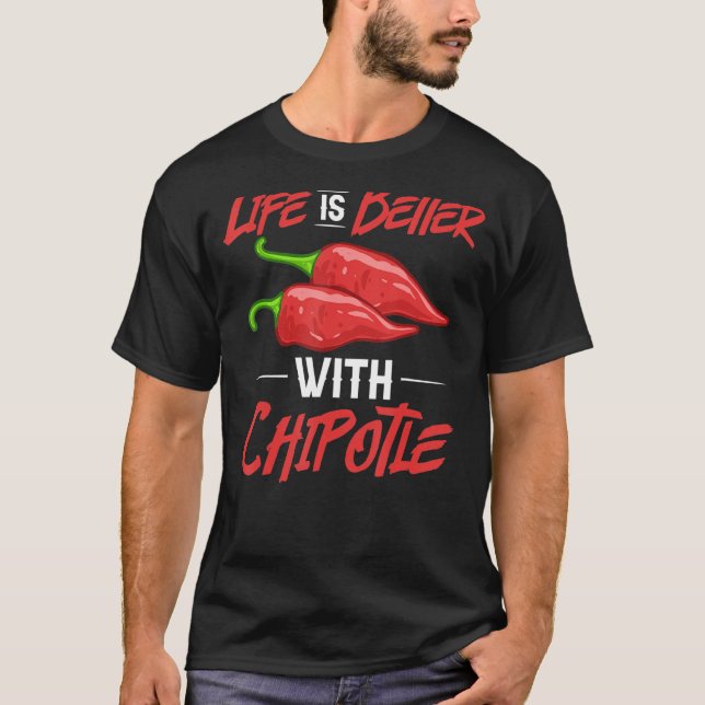 Camiseta Pimentos Chipotle Molce Chili Salsa Powder Queso F (Frente)