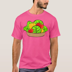 Camiseta Pimentos De Tomate De Alface De Salada