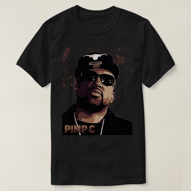Camiseta Pimp C Hip Hop (Frente do Design)