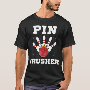 Camiseta Pin Crusher Para Jogadores E Equipes De Boliches A