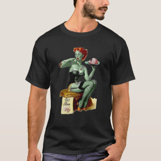 Camiseta Pin Up Girl Zombie Halloween