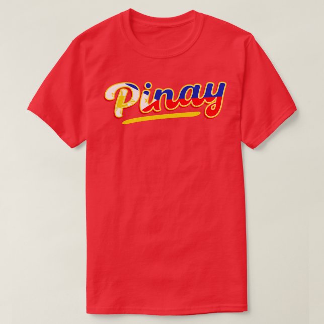 Camiseta Pinay Filipinas (Frente do Design)