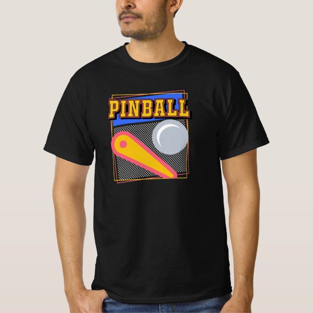 Camiseta Pinball 80s (Frente)