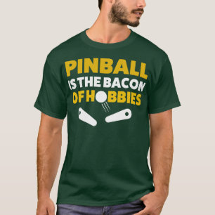 Camiseta Pinball Bacon de Hobbies Arcade Retro do Jogo Engr