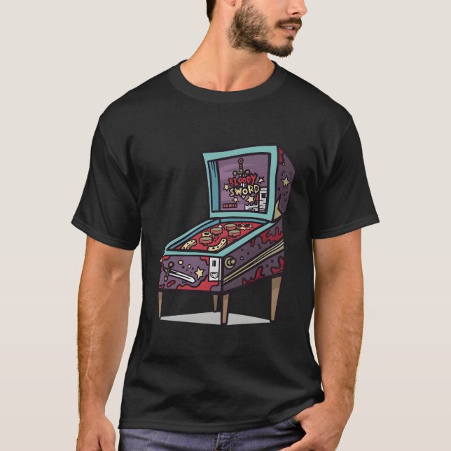 Camiseta Pinball Machine (Frente)