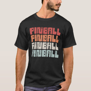 Camiseta Pinball Machine Coletando Retro e Pinball Clássico