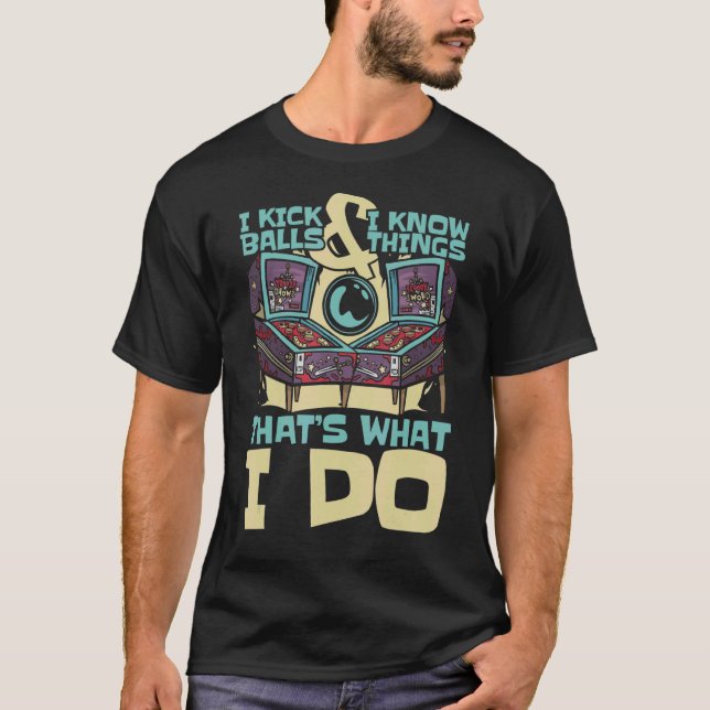 Camiseta Pinball Machine de retroalimentação (Frente)