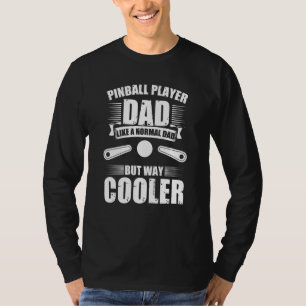 Camiseta Pinball Player Pai Retro Arcade Jogo Pinball Mach