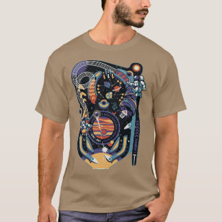 Camiseta Pinball Space Machine by Tobe Fonseca