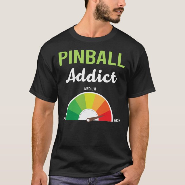 Camiseta Pinball vício (Frente)