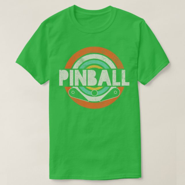 Camiseta Pinball Vintage (Frente do Design)