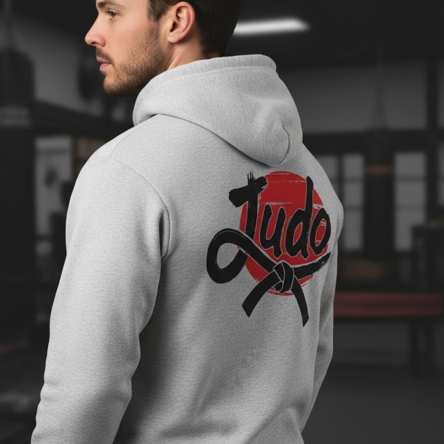 Camiseta Pincel de Judo e Faixa Preta – Sol Nascente (Criador carregado)