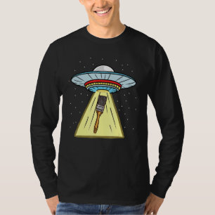 Camiseta Pincel de Pintel de Rapto Ufo