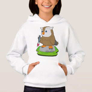 Camiseta Pincel de pintura de coruja