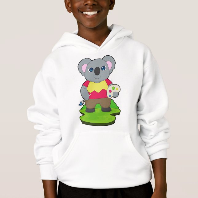 Camiseta Pincel de pintura Koala Painter (Frente)
