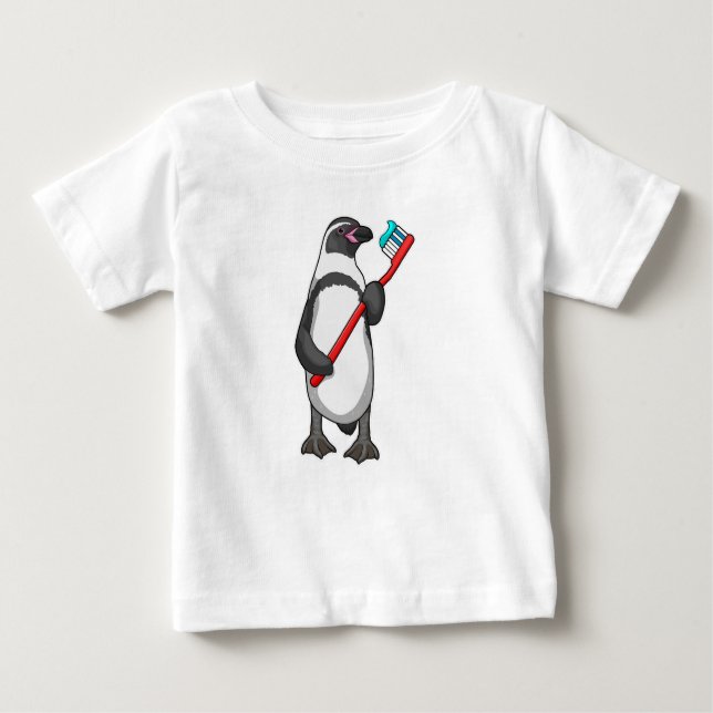 Camiseta Pincel dos dentes pinguins (Frente)