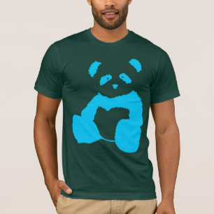 Camiseta pincel panda.