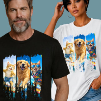 Camiseta Pincelada de Verão Divertido da Equipe da Praia Pe