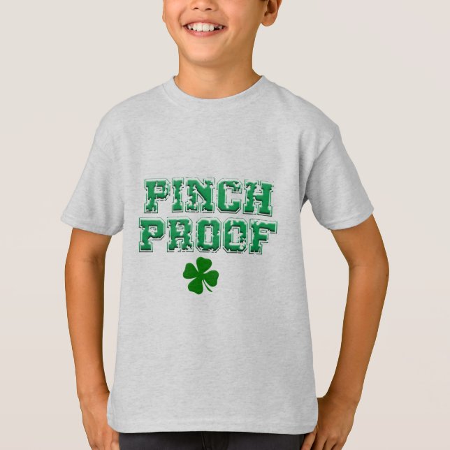 Camiseta Pinch Proof St Patricks Design (Frente)