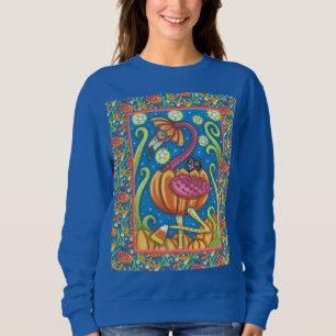 CAMISETA PINCO DE PINCO FLAMINGO E GATO NEGRO NA BOMBA