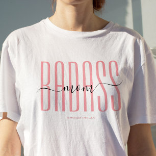 Camiseta PINCO DE SCRIPT MOM FORTE DO SOLTEIRO MOM BADASS l