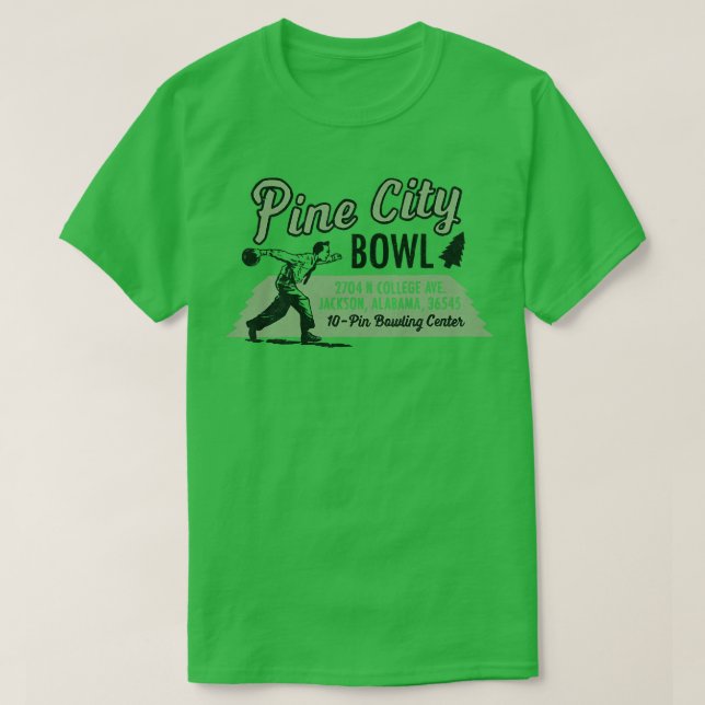 Camiseta Pine City Bowl (Frente do Design)