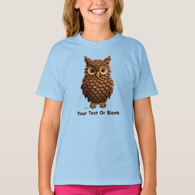 Camiseta Pine Cone Owl (Frente)