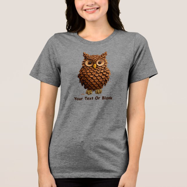 Camiseta Pine Cone Owl (Frente)