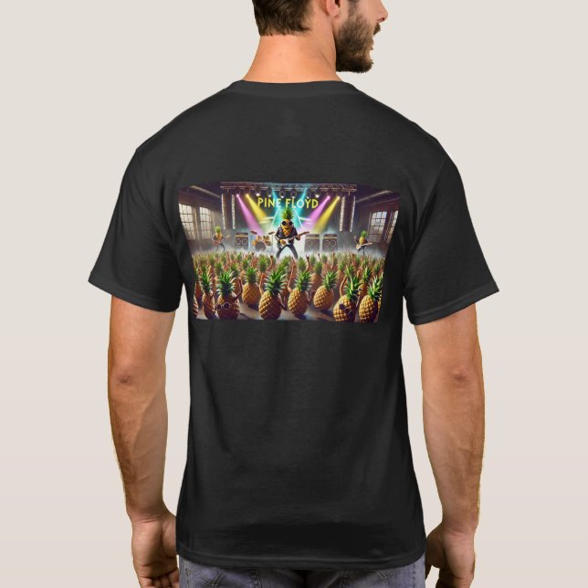 Camiseta Pine Floyd Ao Vivo - O Império do Abacaxi (Verso)