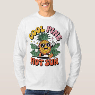 Camiseta Pine Legal Sol Quente Vibrações de Verão Retro