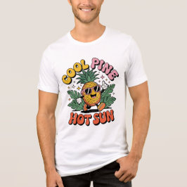 Camiseta Pine Legal Sol Quente Vibrações de Verão Retro